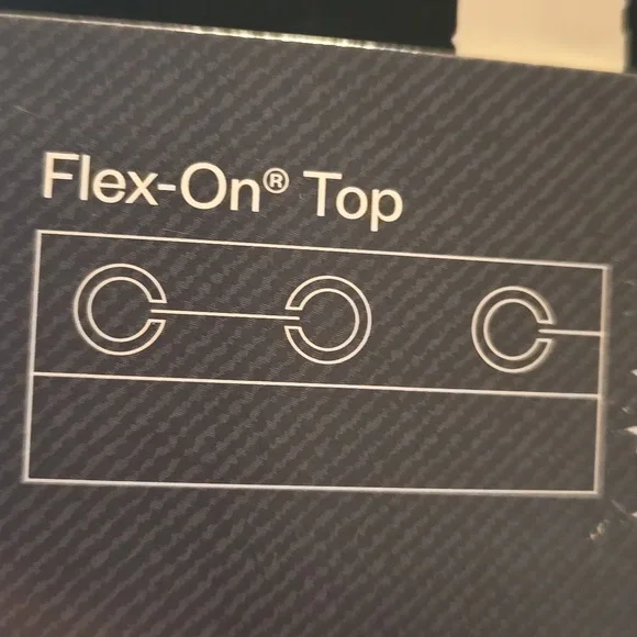 Broyhill Black Hookless Shower Curtain - Picture 4 of 5